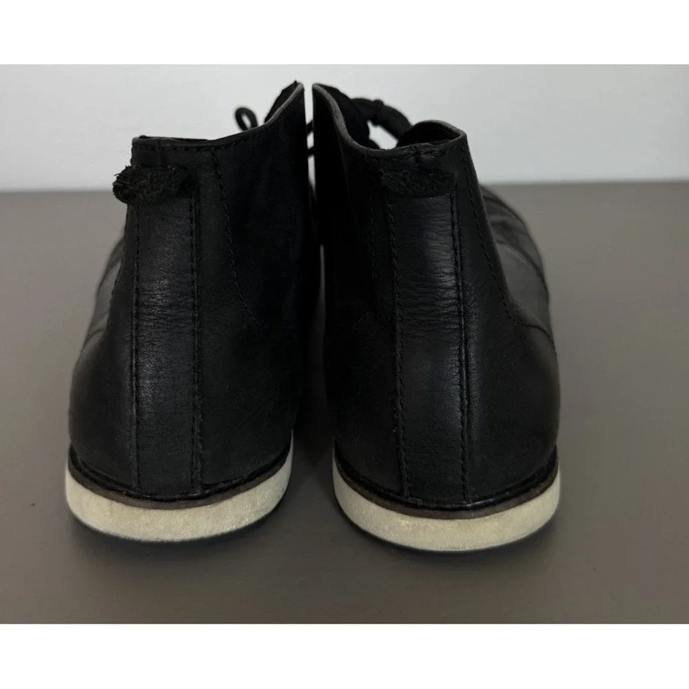 Altra Smith Black Leather Chukka Boots Barefoot Zero Drop Gorpcore Minimalist 12
